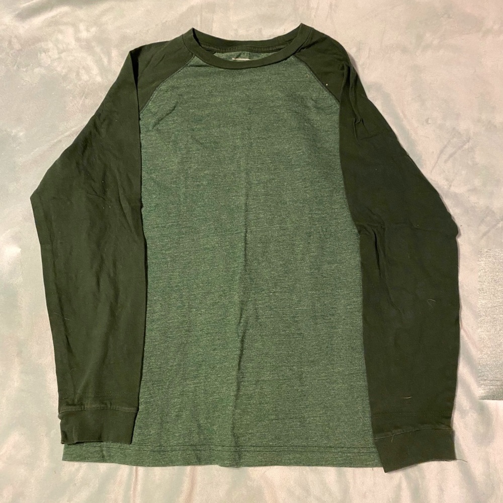 Old Navy Green Block Long Sleeve